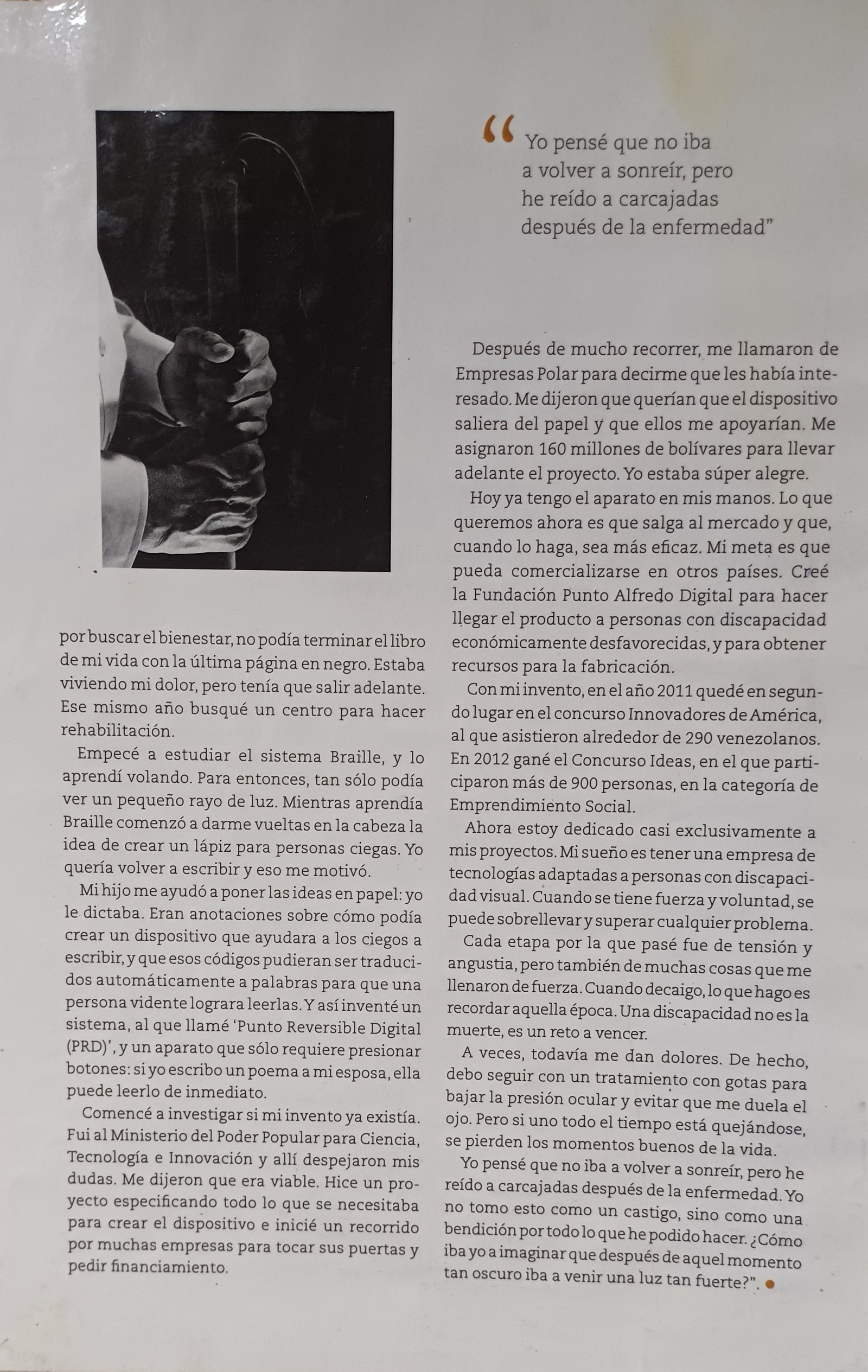 Revista Locatel Página 2 - Desarrollo y Tiflología en las Aulas