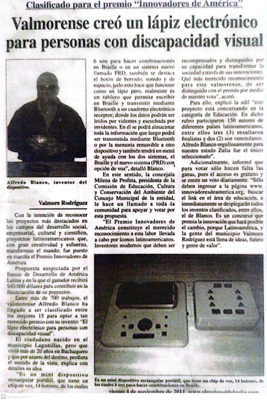 Prensa y reconocimiento institucional