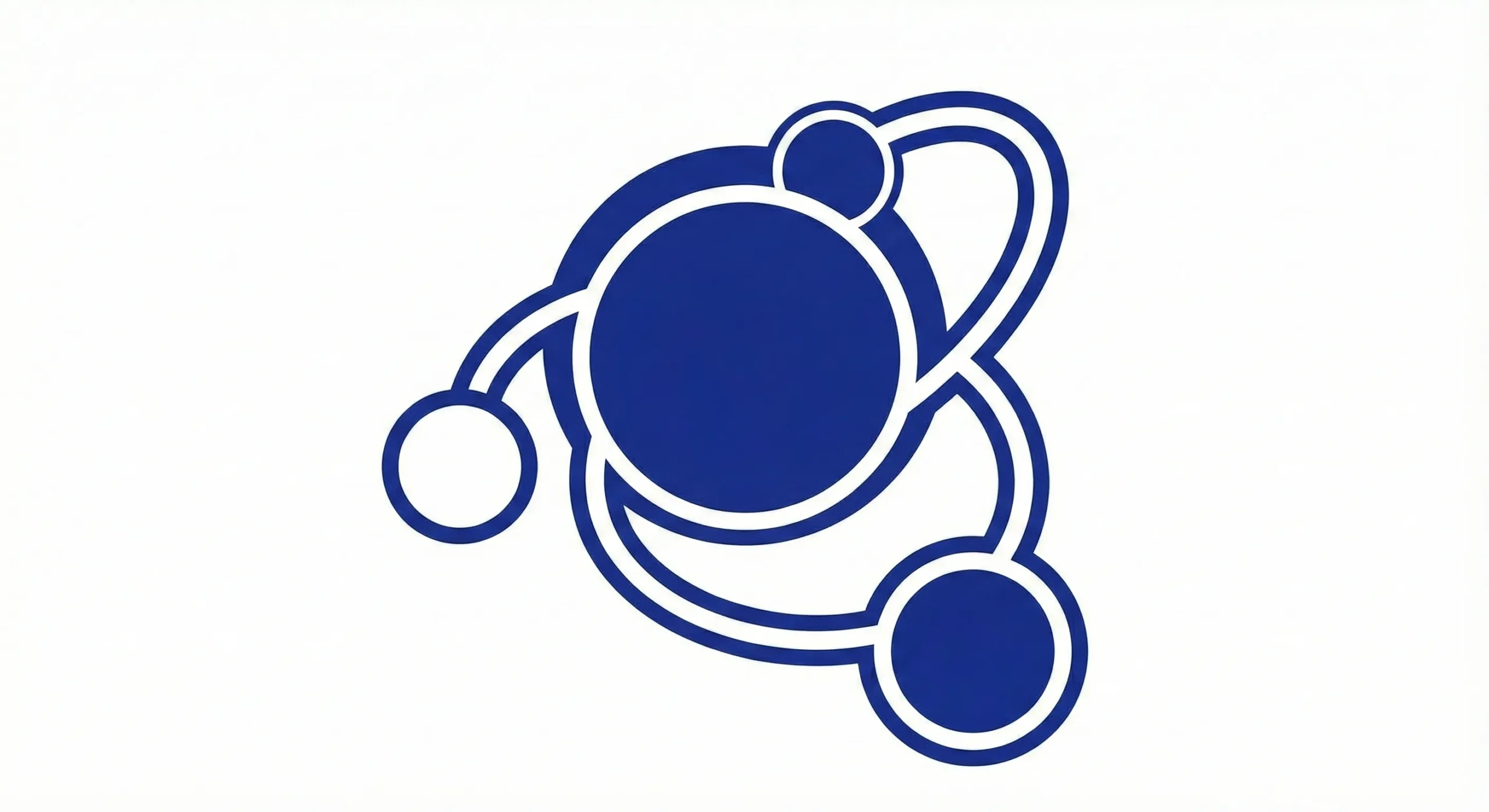 Ícono de red con círculos interconectados en azul y blanco, simbolizando la difusión de una idea y el impacto en la comunidad.